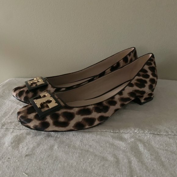 NIB TORY BURCH GIGI PUMP - LEOPARD PRINTED HAIRCALF 7.5 - Picture 2 of 9